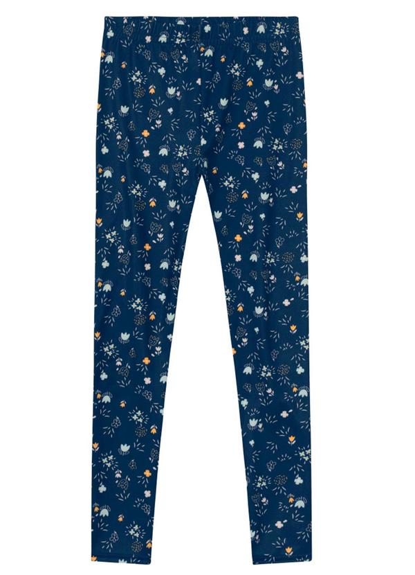 Calça Legging Infantil Menina Azul
