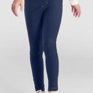 Calça Legging Infantil Menina em Cotton Azul