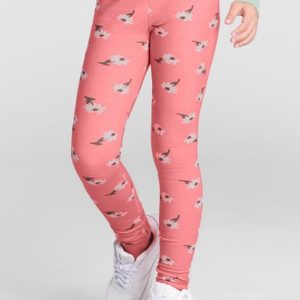 Calça Legging Menina de Corações Rosa