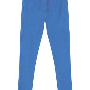 Calça Legging em Cotton Azul