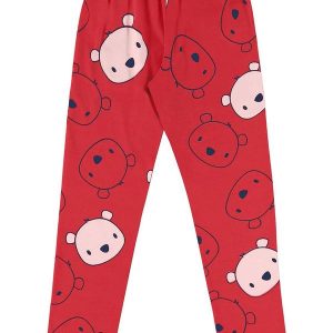 Calça Legging em Cotton Vermelho
