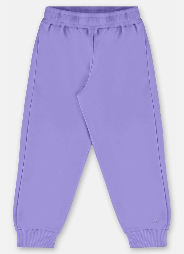 Calça Moletom Menina Roxo