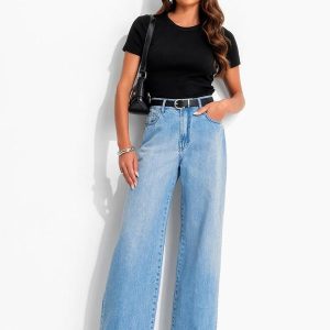 Calça Oversized Brixton Jj Azul