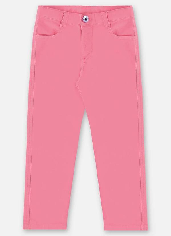 Calça Skinny Infantil Menina Rosa
