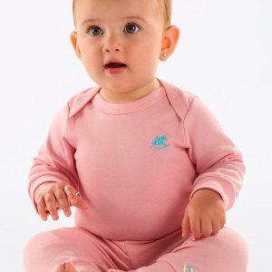 Calça Unissex Bebê Suedine Rosa