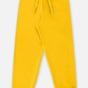 Calça em Moletom Infantil Menino Amarelo