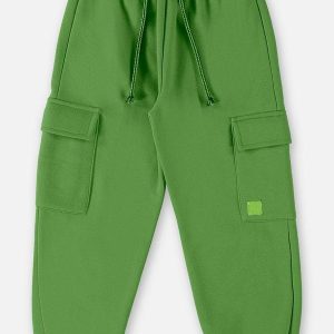 Calça em Moletom Infantil Menino Verde