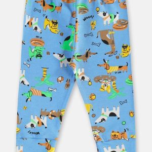 Calça para Bebê Menino em Suedine Azul