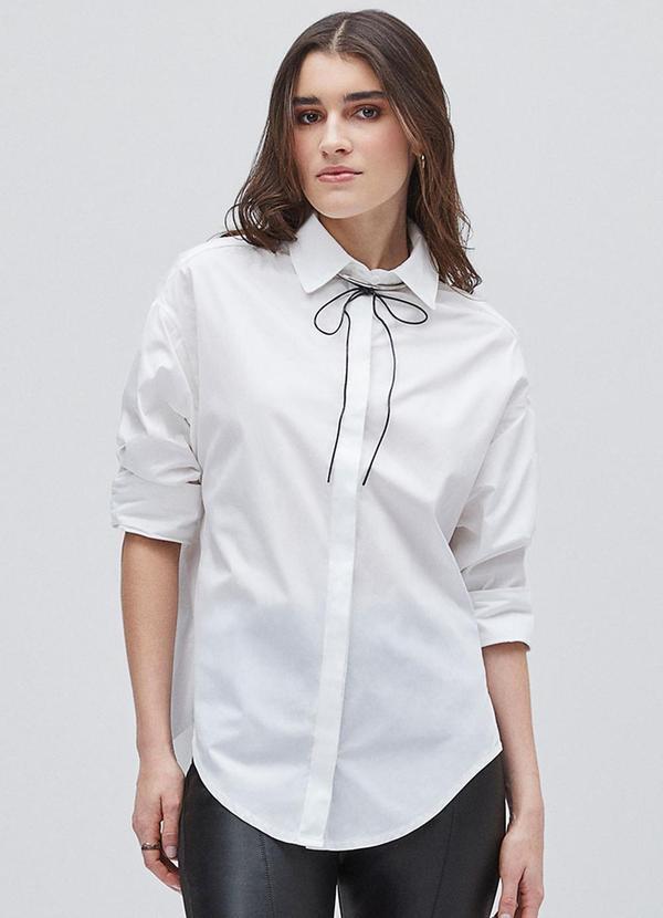 Camisa Branca Over Branco