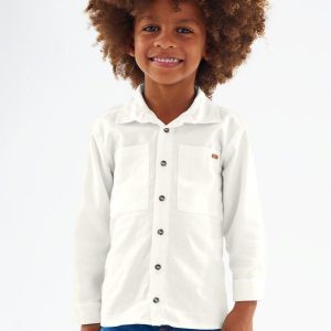Camisa Infantil Menino Bege