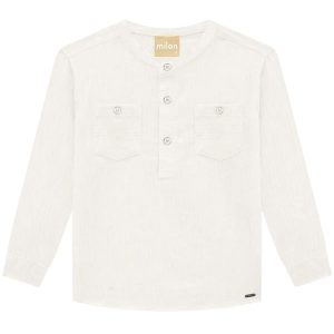 Camisa Infantil Menino Off White