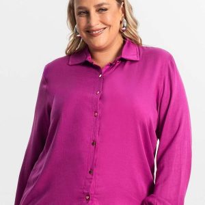 Camisa Manga Longa Roxo