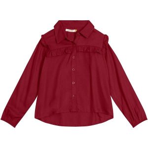 Camisa Mullet em Viscose Menina Vermelho