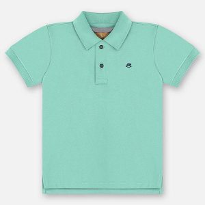 Camisa Polo Piquet Infantil Verde