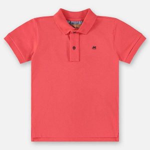 Camisa Polo para Menino Vermelho