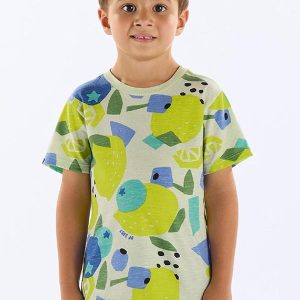 Camiseta Algodão Infantil Verde