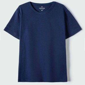 Camiseta Basica Infantil Menino Azul