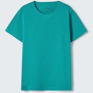 Camiseta Basica Infantil Menino Verde