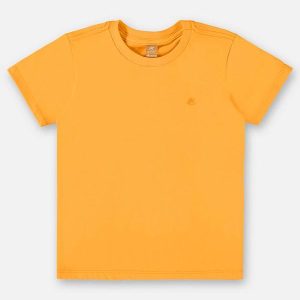 Camiseta Básica para Menino Laranja