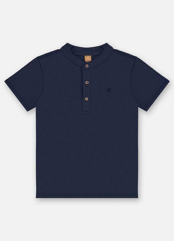 Camiseta Infantil Algodão Azul
