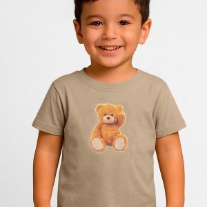 Camiseta Infantil Masculina Marrom