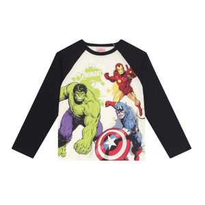 Camiseta Infantil Menino Avengers Natural
