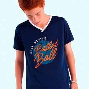 Camiseta Infantil Menino Azul