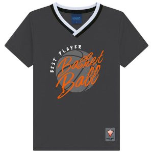 Camiseta Infantil Menino Cinza