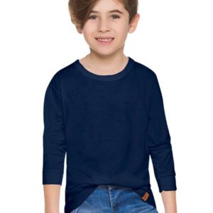 Camiseta Infantil Menino Malha Azul