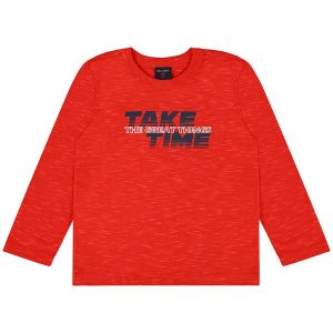 Camiseta Infantil para MeninoVermelho