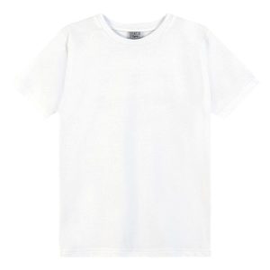 Camiseta Manga Curta Infantil Branco