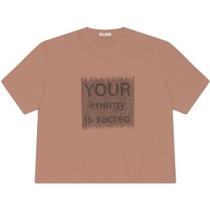 Camiseta Manga Curta Plus Size Marrom