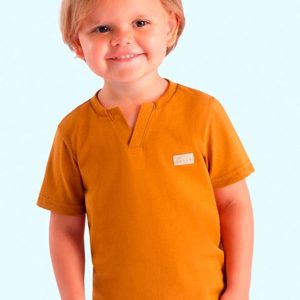 Camiseta Menino Infantil Marrom