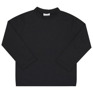 Camiseta Primeiros Passos Malha Térmica Preto