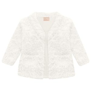 Casaco Infantil Menina Off White