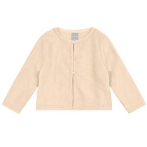 Casaco Infantil Menina Peluciado Bege