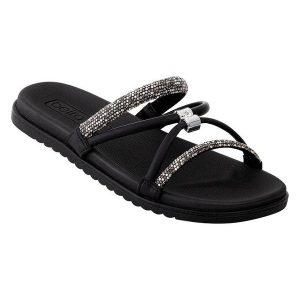 Chinelo Beira Rio Preto em Sintético