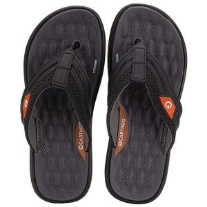 Chinelo Infantil Malta 6 Cartago 12497 Preto/Laranja