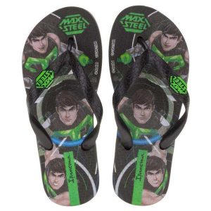 Chinelo Infantil Polly e Max Steel Ipanema - 26181 - Preto