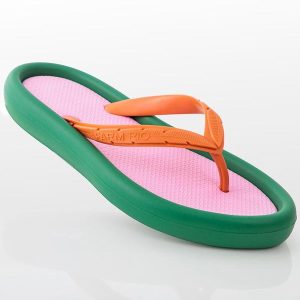 Chinelo Rasteiro Multicolorido