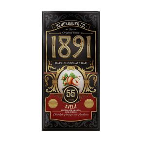 Chocolate Dark Neugebauer Bar 1891 55% Cacau Sabor Avelã 90g