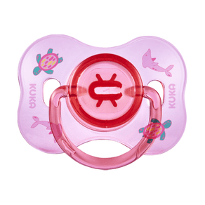 Chupeta Kuka Decorada N°2 Rosa 1 Unidade