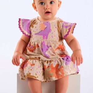 Conjunto Bebê Algodão Roxo
