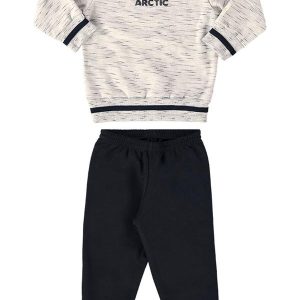 Conjunto Bebê Blusão e Calça Cold Days Cinza