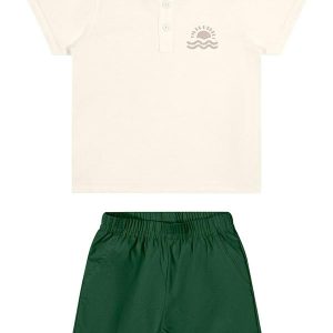 Conjunto Bebê Menino Sol Bege