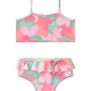 Conjunto Biquini em Malha Proteção Uv Verde