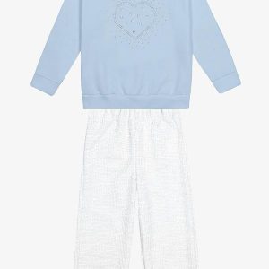 Conjunto Blusa com Calça Azul