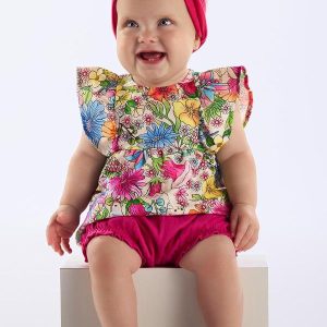 Conjunto Blusa e Calcinha Bebê Branco