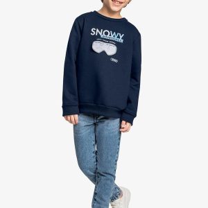 Conjunto Blusao com Calca Azul