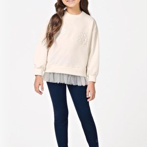 Conjunto Blusão com Legging Feminino Bege